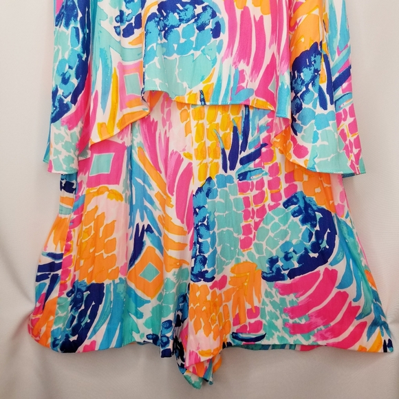 Lilly Pulitzer Edona Romper Goombay Smashed - Picture 5 of 12